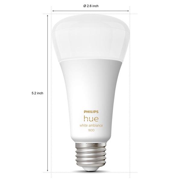 アスク 929003089501 Philips Hue ホワイトグラデーション シングル100W E26 BT + ZIG｜podpark｜03