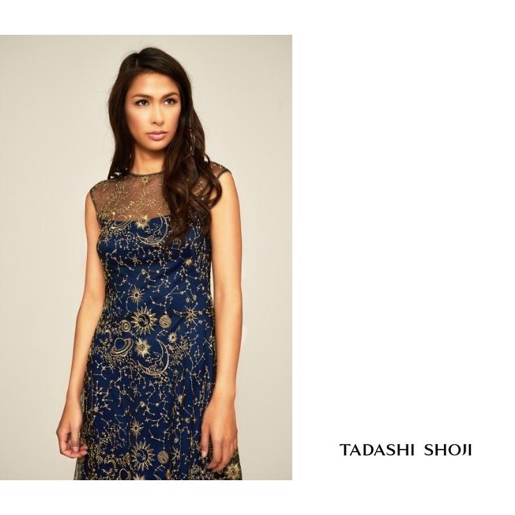 最新海外 タダシジョージ tadashi shoji ロングドレス マキシ丈 サイズ