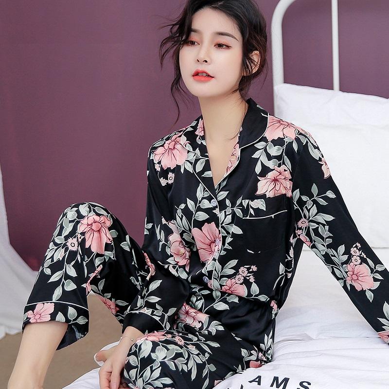 通販限定 ルームウェア 部屋着 シルク セットアップ ｖネック 長袖 花柄 前開き 可愛い かわいい おしゃれ 大人可愛い 春 夏 秋 ２点セット 高知インター店 Www Devondigitalimaging Co Uk