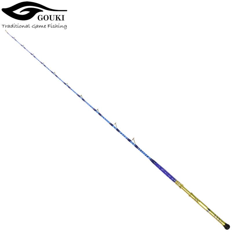 剛樹 船竿 シマアジ リミテッド 18R/GD #PFX103黒ゼブラ柄 [SJLTD18R