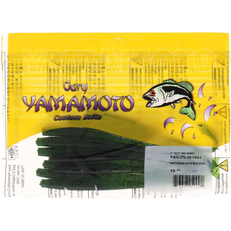 ゲーリーヤマモト ワーム 5インチ カットテールワーム 194 ウォーター