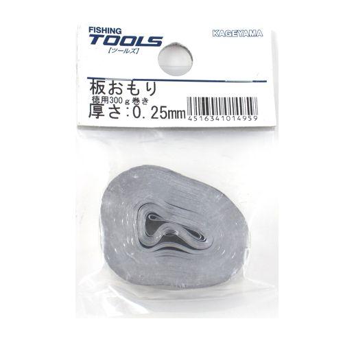 景山産業 板おもり 徳用 300g 0．25mm 爆買 : 釣具のポイント