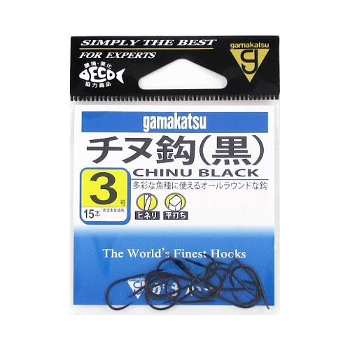 Gamakatsu（がまかつ） チヌ 3号 黒 : 釣具のポイント東日本 Yahoo!店
