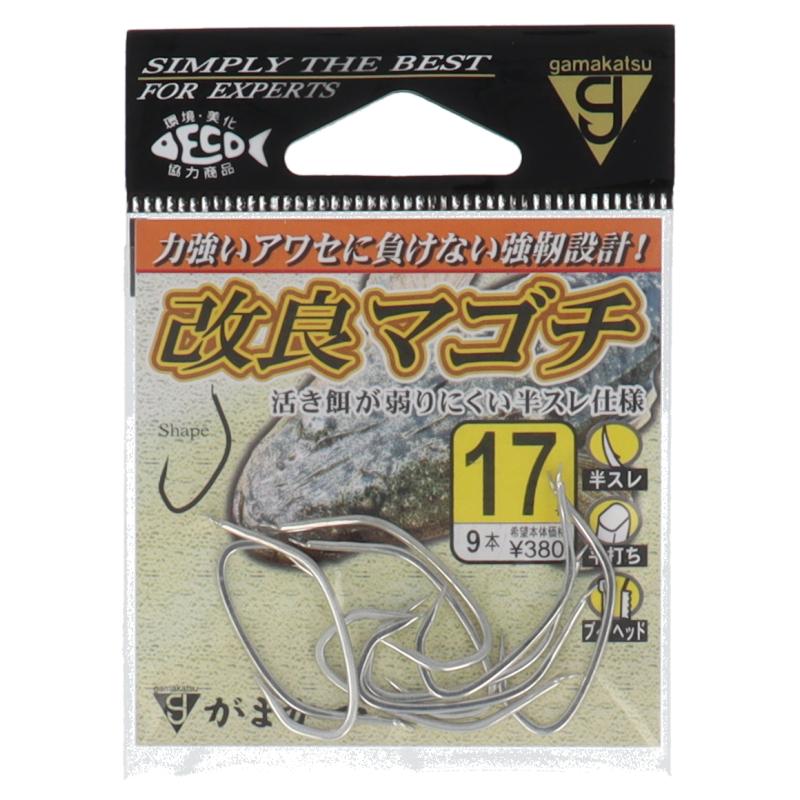 Gamakatsu（がまかつ） 改良マゴチ(銀) 17号 : 釣具のポイント東日本
