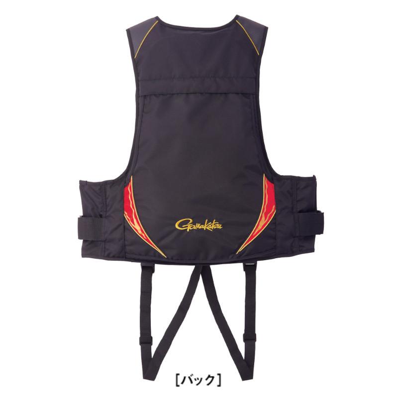 新入荷!!【日本未発売】 がまかつ フローティングベスト LL ブラック GM2191 【C2545084553】(14751円)