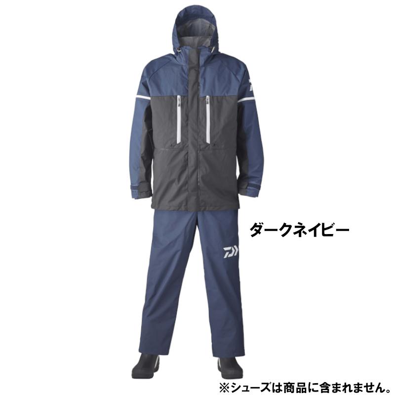 ダイワ DR-9008 PVCオーシャンサロペットレインスーツ 3XL ダークネイビー