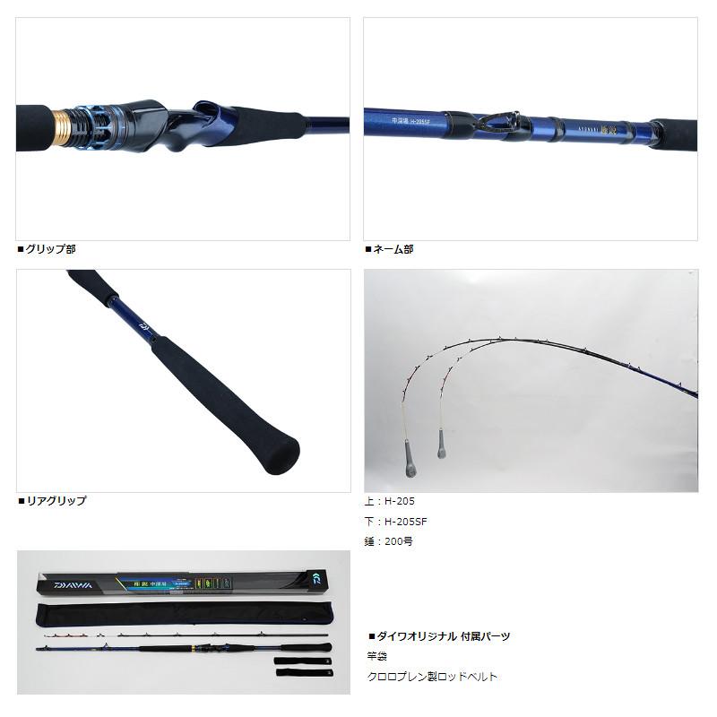 DAIWA(釣り) ダイワ 船竿 極鋭 中深場 HH-205 22年モデル DAIWA(釣り) ダイワ 船竿 極鋭 中深場 HH-205 22年モデル