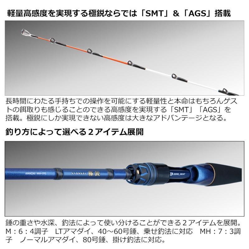DAIWA(釣り) ダイワ 船竿 極鋭 アマダイ M-185 22年モデル DAIWA(釣り) ダイワ 船竿 極鋭 アマダイ M-185 22年モデル