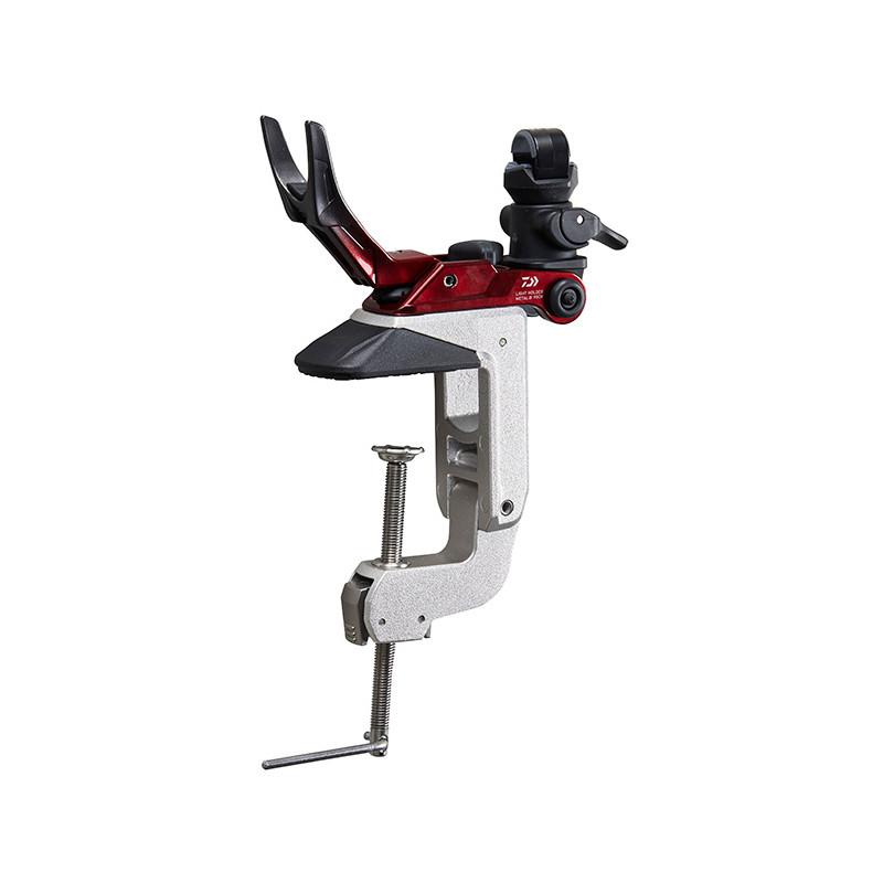 DAIWA（ダイワ） ライトホルダーメタルα 90CH ガンメタ レッド : 釣具