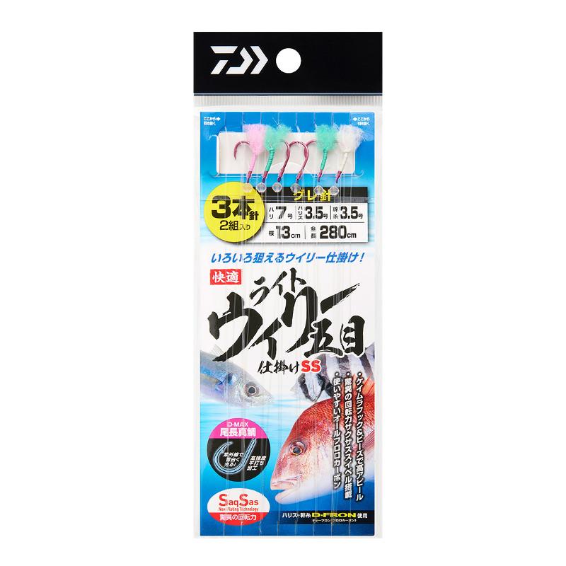 DAIWA（ダイワ） 【現品限り】 快適ライトウィリー五目 グレ針7号