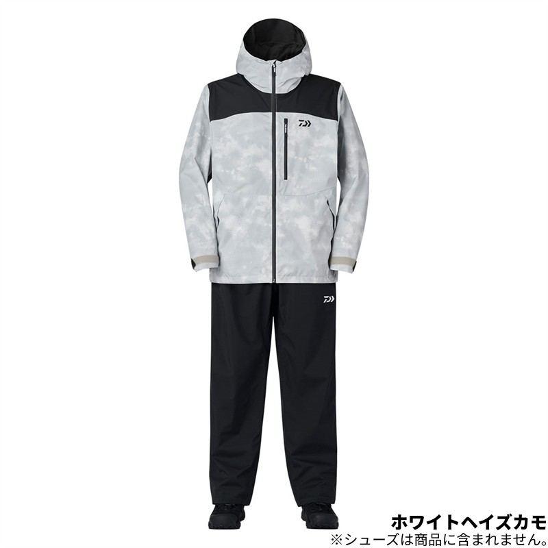 ダイワ スペシャルLサイズ レインウェア 廃盤白 DAIWA（ダイワ） ウェア DR-3625 RAINMAX レインスーツ 2XL ホワイト