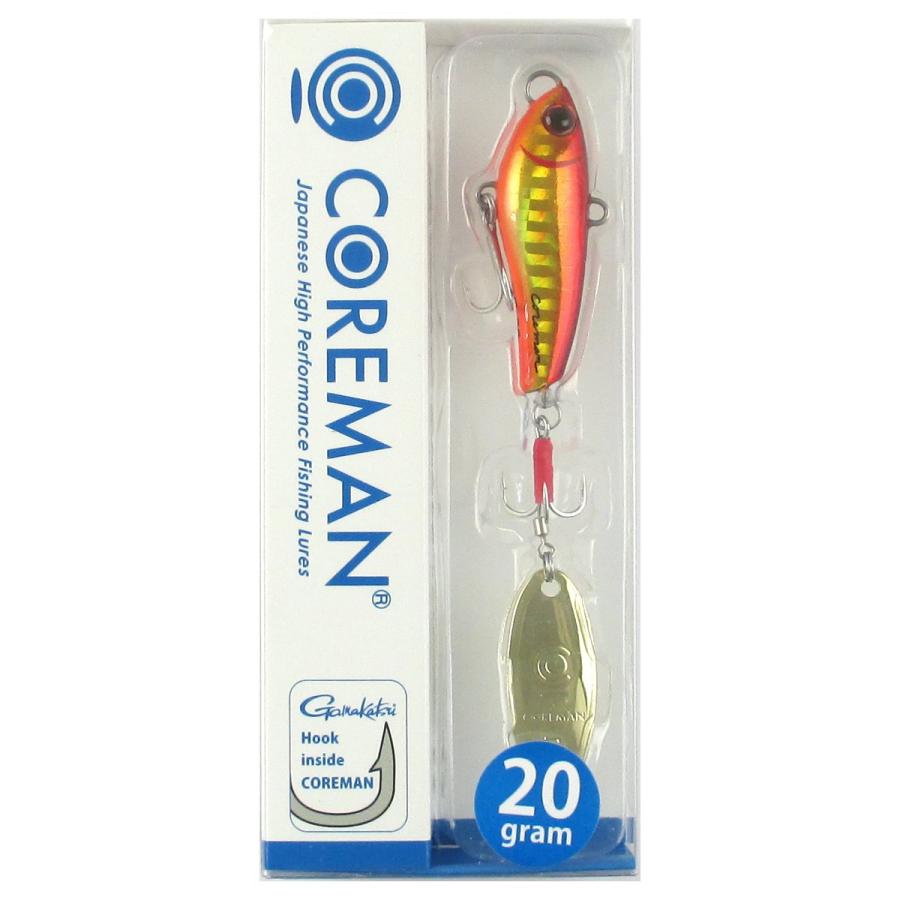 コアマン ルアー パワーブレード PB-20 #006(アカキン/GB) : 釣具の