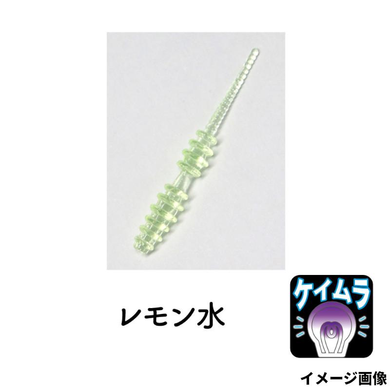 クリアブルー ワーム リングボンボン 1.6インチ レモン水 : 釣具の
