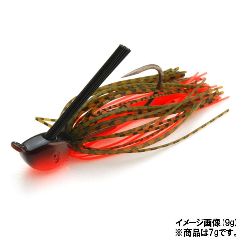 レイドジャパン ラバージグ MASTERJIG 7g オレンジパンチ : 釣具の