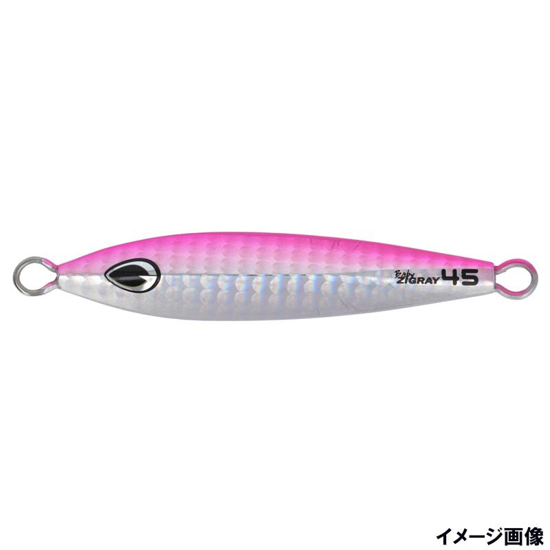 現品限り】 ビート ジグ ベビージグレイ フック付 45g ピンクケイムラ