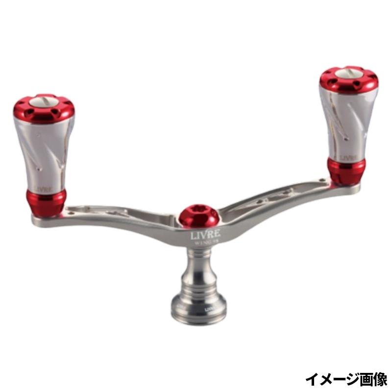 リブレ リールパーツ ウィング 98 マイナーチェンジ シマノS2 チタン/レッド WDA98-S2 メガテック リブレ リールパーツ ウィング 98 マイナーチェンジ シマノS2 チタン