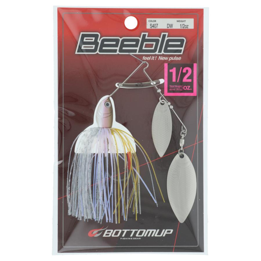 ボトムアップ スピナーベイト ビーブル 1/2oz DW S407 ワカサギ : 釣具