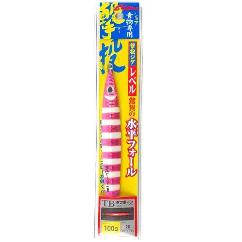 オーナー ジグ GJL-100 撃投ジグ レベル 100g 20 ピンクゼブラ オーナー ジグ GJL-100 撃投ジグ レベル 100g 20 ピンクゼブラ