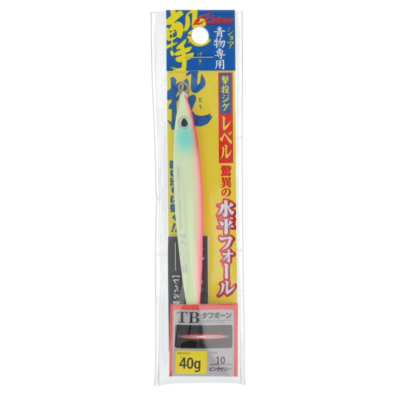 オーナー ジグ カルティバ GJL-40 撃投ジグレベル 40g 10 ピンクグロー