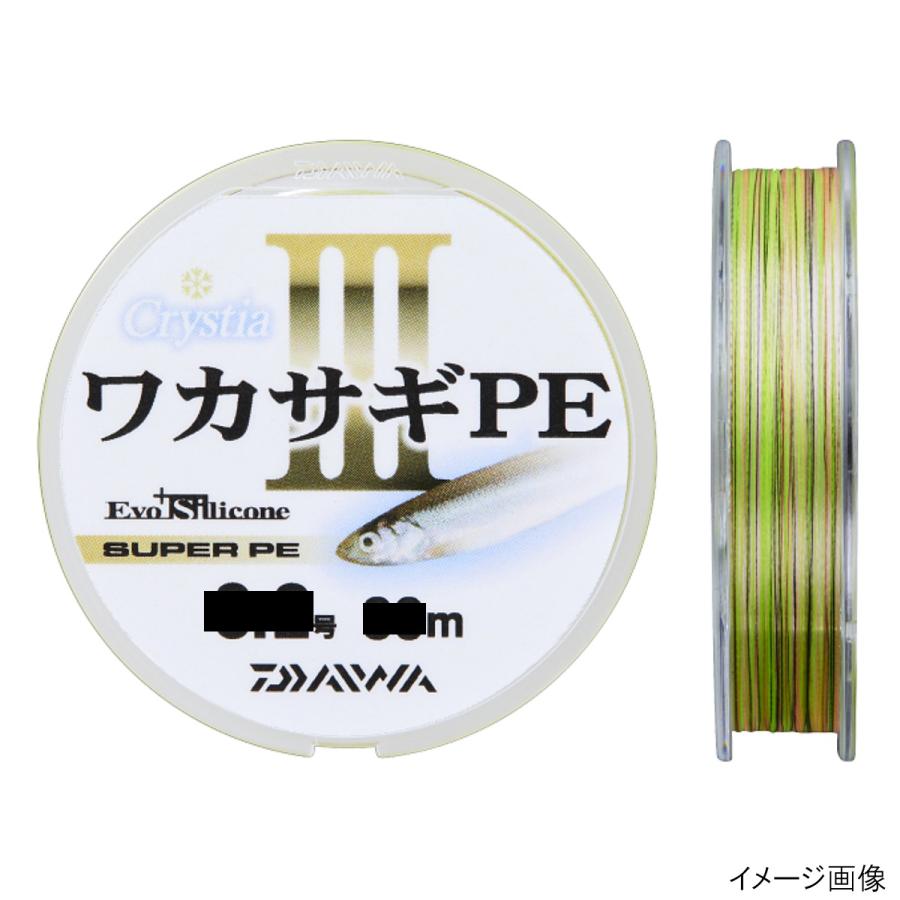DAIWA（ダイワ） クリスティア ワカサギ PE III 60m 0.15号 ライム