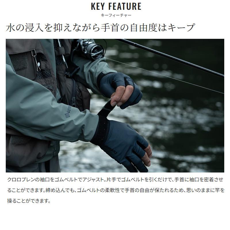 シマノ ウェア ゴアテックス ショートレインジャケット XL ブラック RA-025X｜point-eastjapan｜02