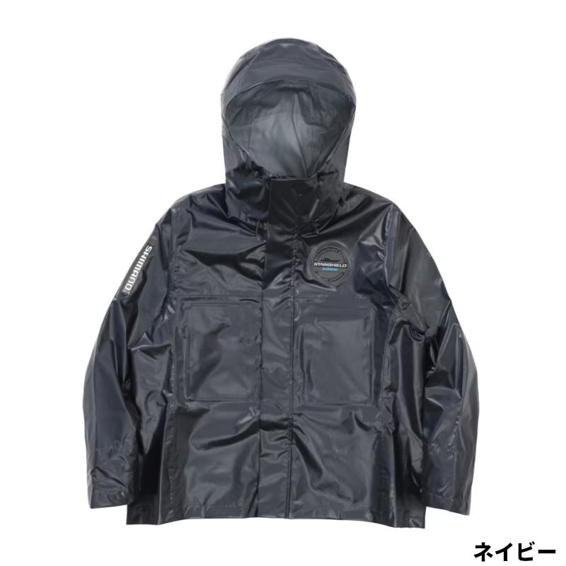 シマノ ULイージーケア ジャケット　ネイビーLサイズ シマノ（SHIMANO） ウェア ULイージーケア ジャケット 05 2XL ネイビー