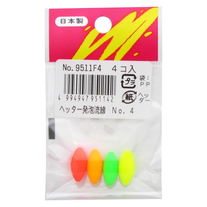 ウメズ ヘッター発泡流線 No.4 : 釣具のポイント東日本 Yahoo!店