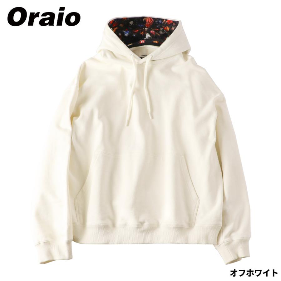 現品限り】 ウェア Oraio(オライオ) プルオーバーパーカー L オフ