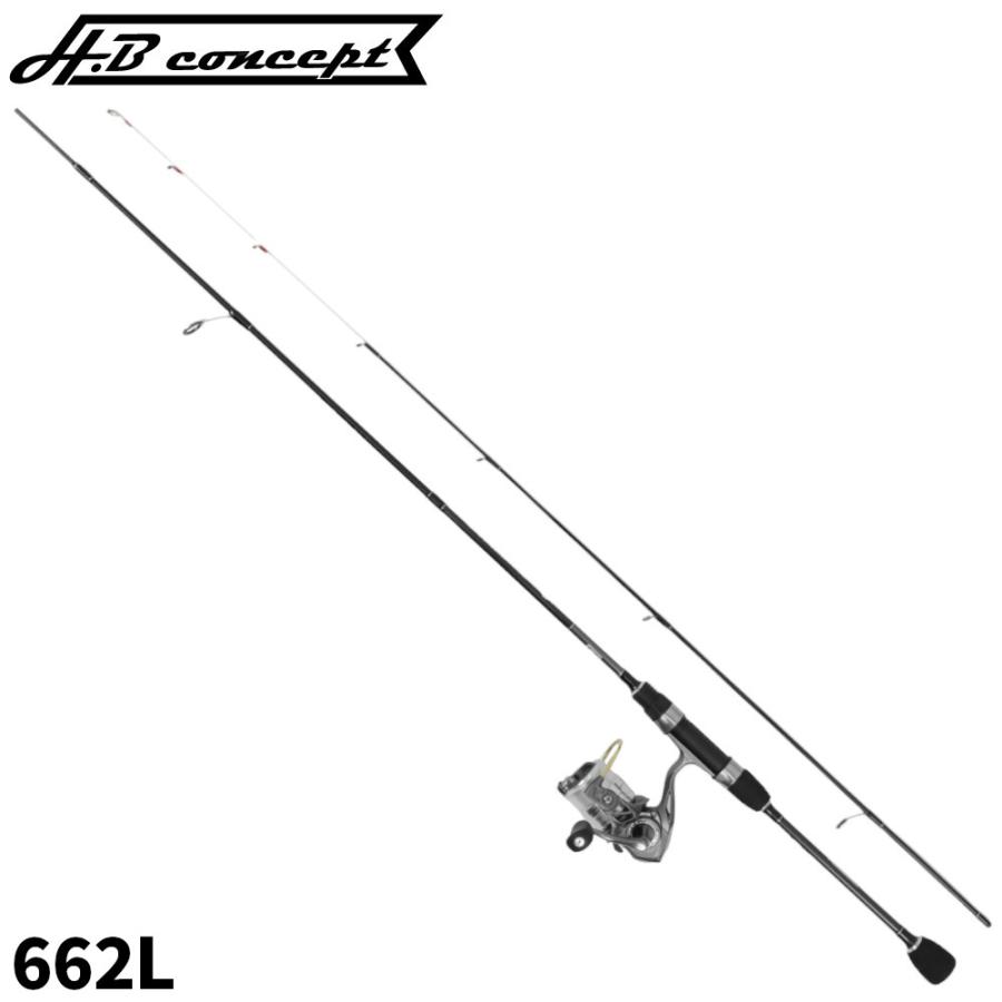 釣竿セット H.B コンセプト アジングセット 662L : 釣具のポイント