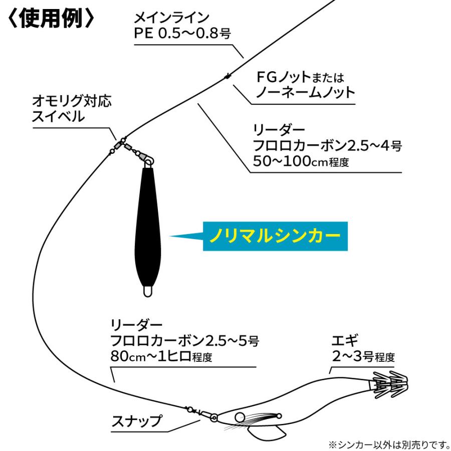 ファルケン R ノリマルシンカー 20号 ケイムラ｜point-eastjapan｜02