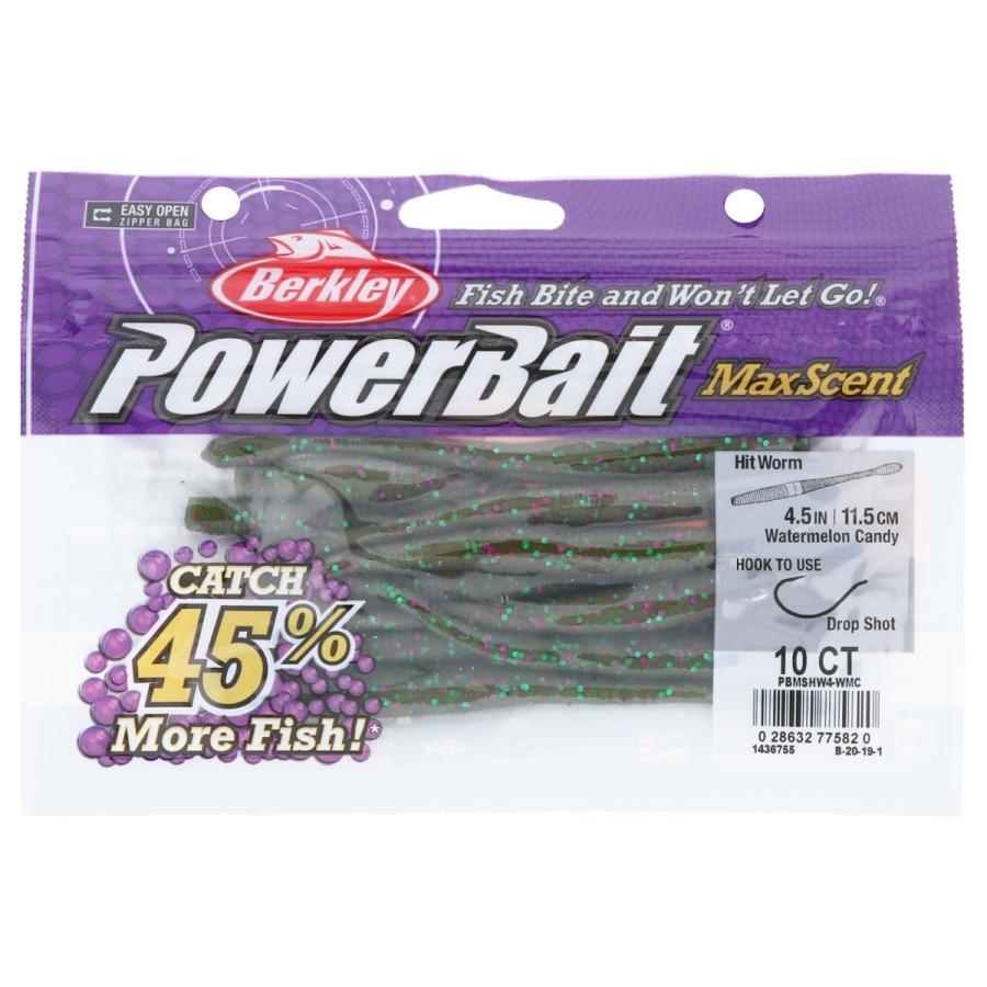 Berkley バークレイ バークレイ パワーベイト マックスセント ヒットワーム 4 5インチ Wmc ウォーターメロンキャンディ ゆうパケット 釣具のポイント 通販 Paypayモール