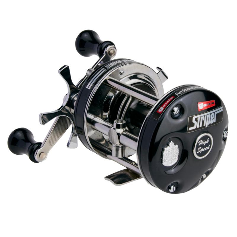 アブガルシア アンバサダー 6500 ストライパー ブラック 右ハンドル 24年モデル アブガルシア アンバサダー 6500 ストライパー ブラック 右ハンドル 24