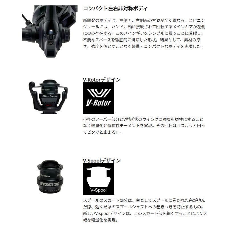 現品限り】 アブガルシア スピニングリール 25 MAX SX SP(マックス