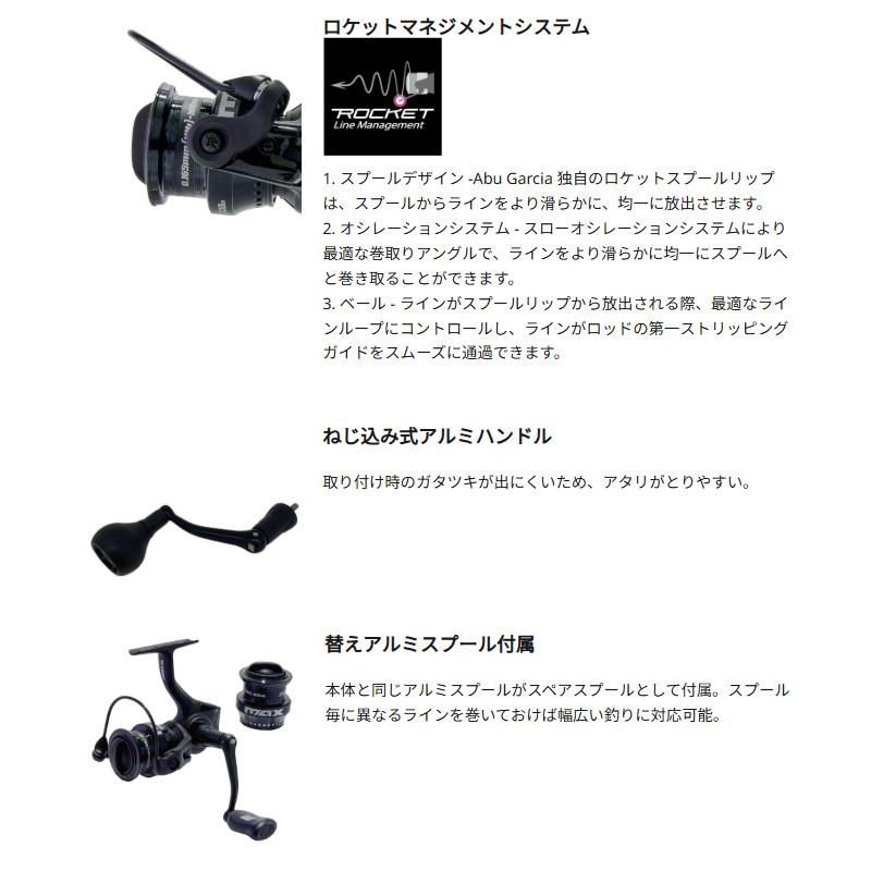アブガルシア スピニングリール 25 MAX SX SP(マックス スピニング