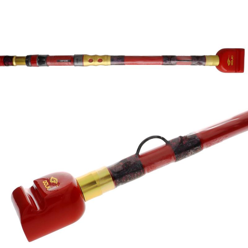 剛樹 石鯛竿 剛磯石鯛3本継 5.35m MR 赤(塗) 【カスタム完成品・即納
