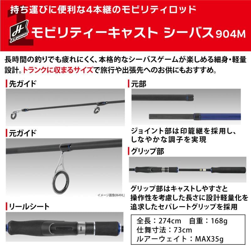 釣竿セット 釣得セット シーバス用パックロッド＋リール＋ラインセット 