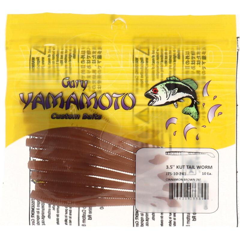 ゲーリーヤマモト ワーム 3.5インチ カットテールワーム 241 シナモン