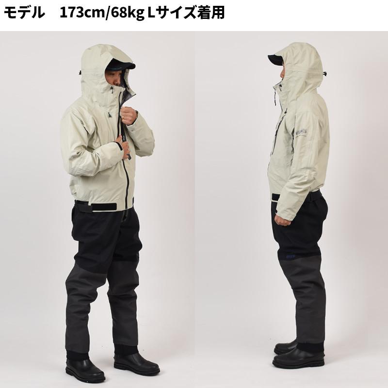 双進 ウェア RBB タイドゲームレインジャケット LL ブラック 7663