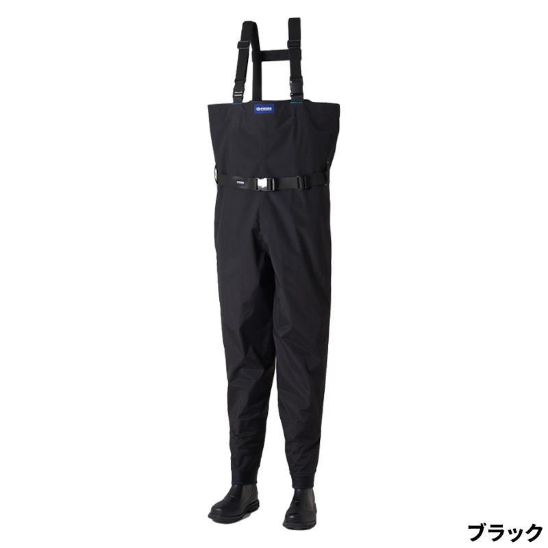 双進 ウェーダー RBB コンフォートタイドウォーカー M ブラック
