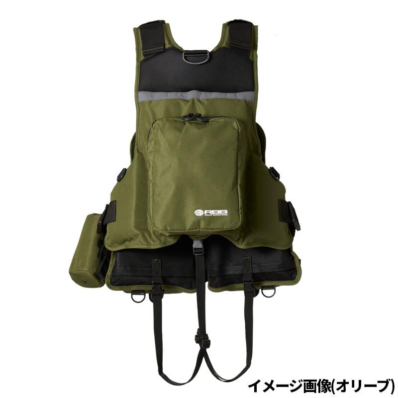 双進 ライフジャケット RBB タイドゲームベストII フリー オリーブ