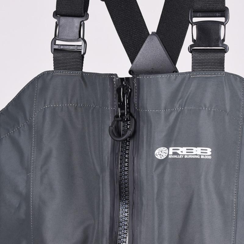 双進 ウェーダー RBB ハイブリッドZIPウェーダー80th XL GY/ブラック 7778_3