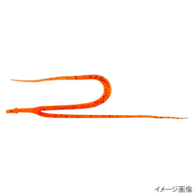 ジャッカル ビンビンワームネクタイ ツインテール シークレットオレンジブラックフレーク 舗 日本 ゆうパケット