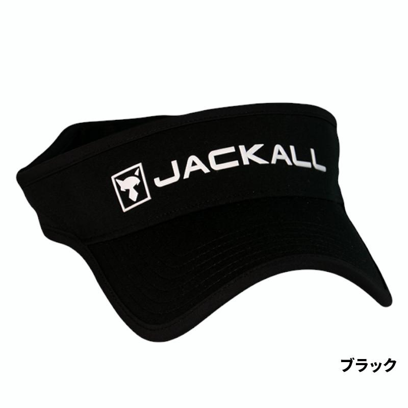 人気特価激安 ジャッカル ロゴサンバイザー ブラック3 168円 Aynaelda Com