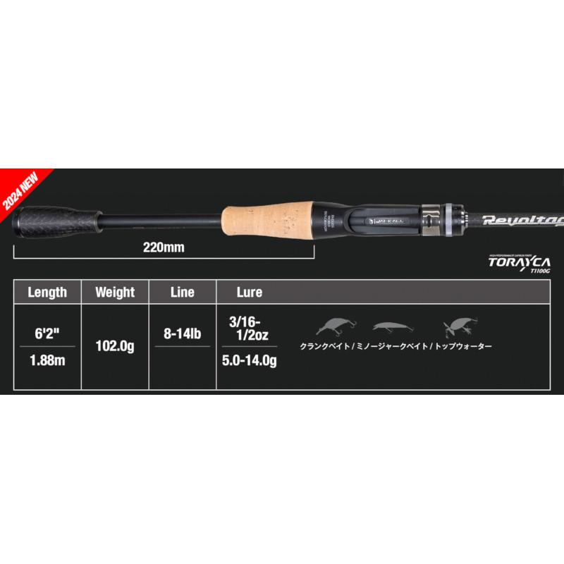 JACKALL（ジャッカル） バスロッド リボルテージ RVII-C62L-GC (2024年