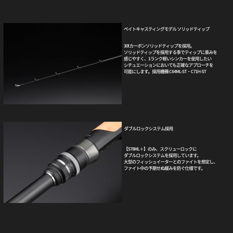 JACKALL（ジャッカル） バスロッド リボルテージ ツーピースモデル2