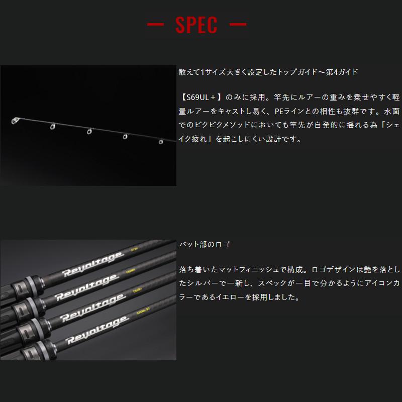 JACKALL（ジャッカル） バスロッド リボルテージ RVII-C70MH-R (2025年