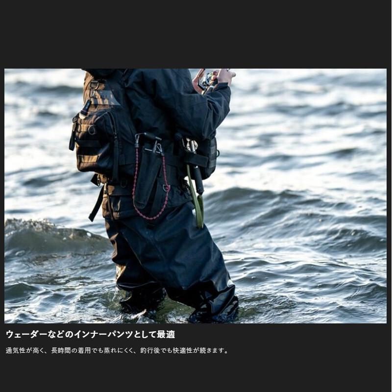 JACKALL（ジャッカル） ウェア ドライメッシュパンツ M ブラック