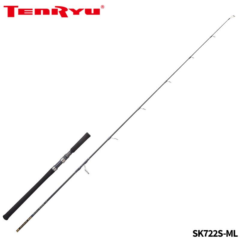 天龍 キャスティングロッド スパイク SK722S-ML(Bonito)【大型商品】【同梱不可】【他商品同時注文不可】 天龍 キャスティングロッド スパイク SK722S-ML(Bonito)【大型商品