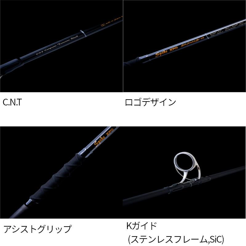 天龍 キャスティングロッド スパイク XPG SKX832S-HH【大型商品】【同