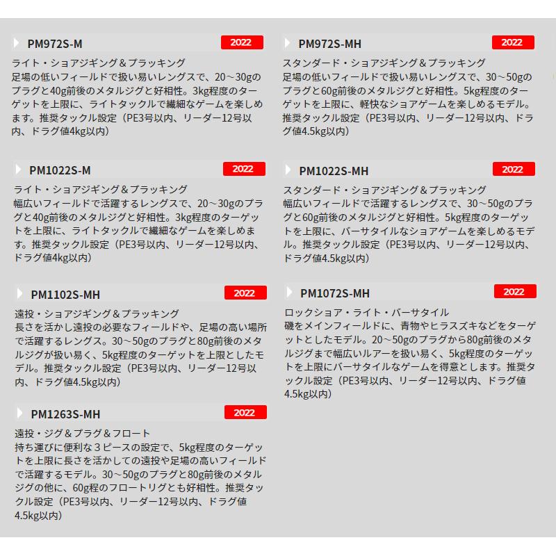 天龍 ショアジギングロッド パワーマスター PM1022S-M【大型商品】【同